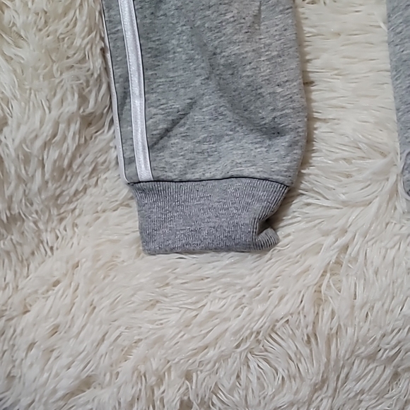 Adidas Kids Grey Track Pants - Picture 5 of 9